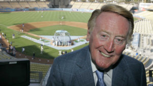 Vin Scully. (Photo by Popsync)